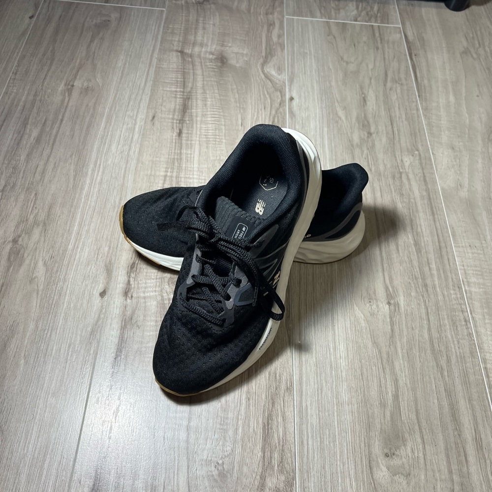 New Balance Black and White Athletic Shoes